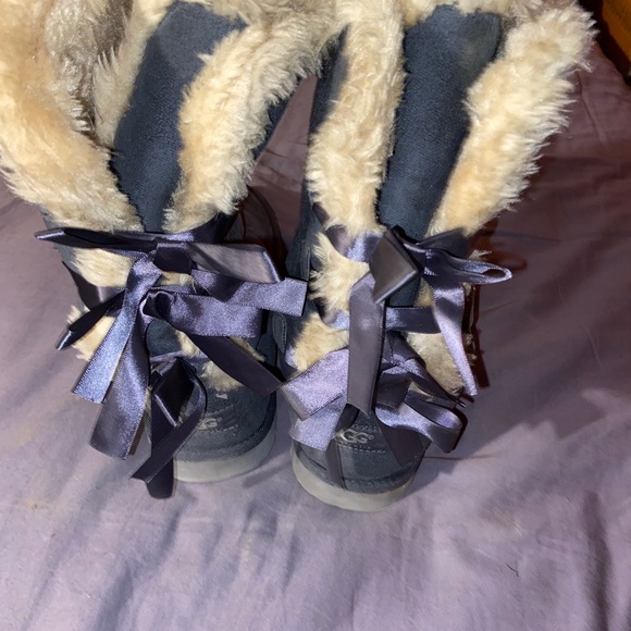 Bailey Bow Boot Grey - Picture 2 of 4